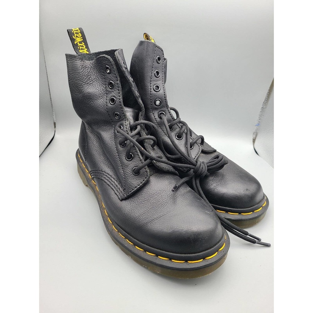 Dr.Martens Womens Boots Size 9 1460 Pascal Leather Black